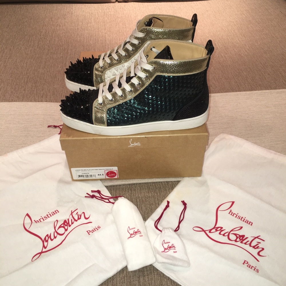 Christian Louboutin Louis Pik-Bis-Spike-Patent